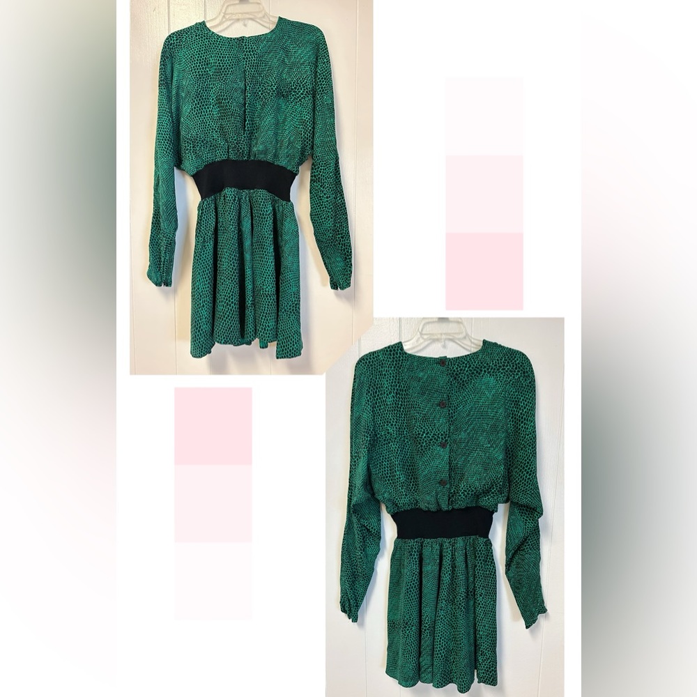 Giorgia Vintage 100% Silk Dress Size 10